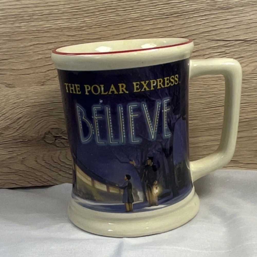 Warner Bros. The Polar Express Believe Mug Dishwasher &‎ Microwave Safe